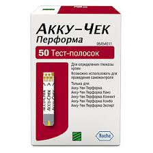 ТЕСТ-ПОЛОСКИ АККУ-ЧЕК ПЕРФОРМА 50